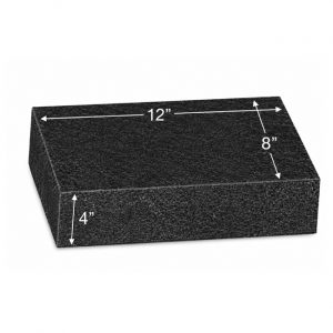 Laser Etched Flat Marker 12" x 8" x 4"