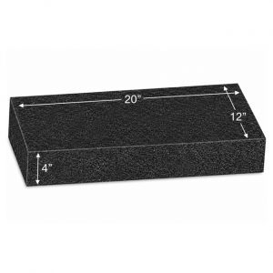 Laser Etched Flat Marker 20" x 12" x 4"