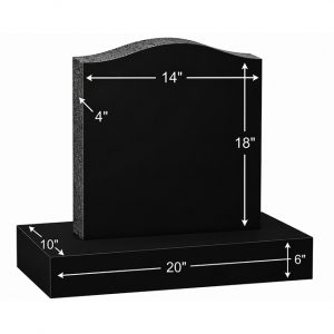 Upright Monument 14" x 4" x 18"