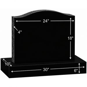 Upright Monument 24" x 4" x 18"
