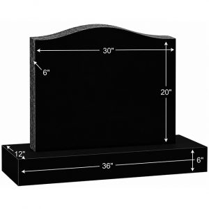 Upright Monument 30" x 6" x 20"